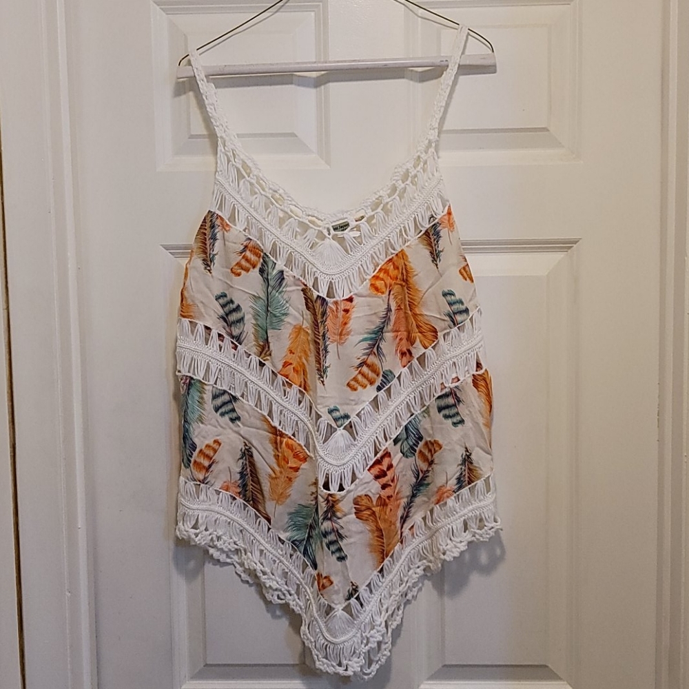 Partial Lace Tank top